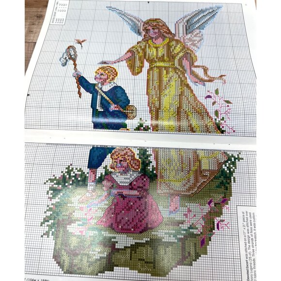 Cross Stitch Charts Santas Moonlit Journey & Angel Patterns - Picture 5 of 5